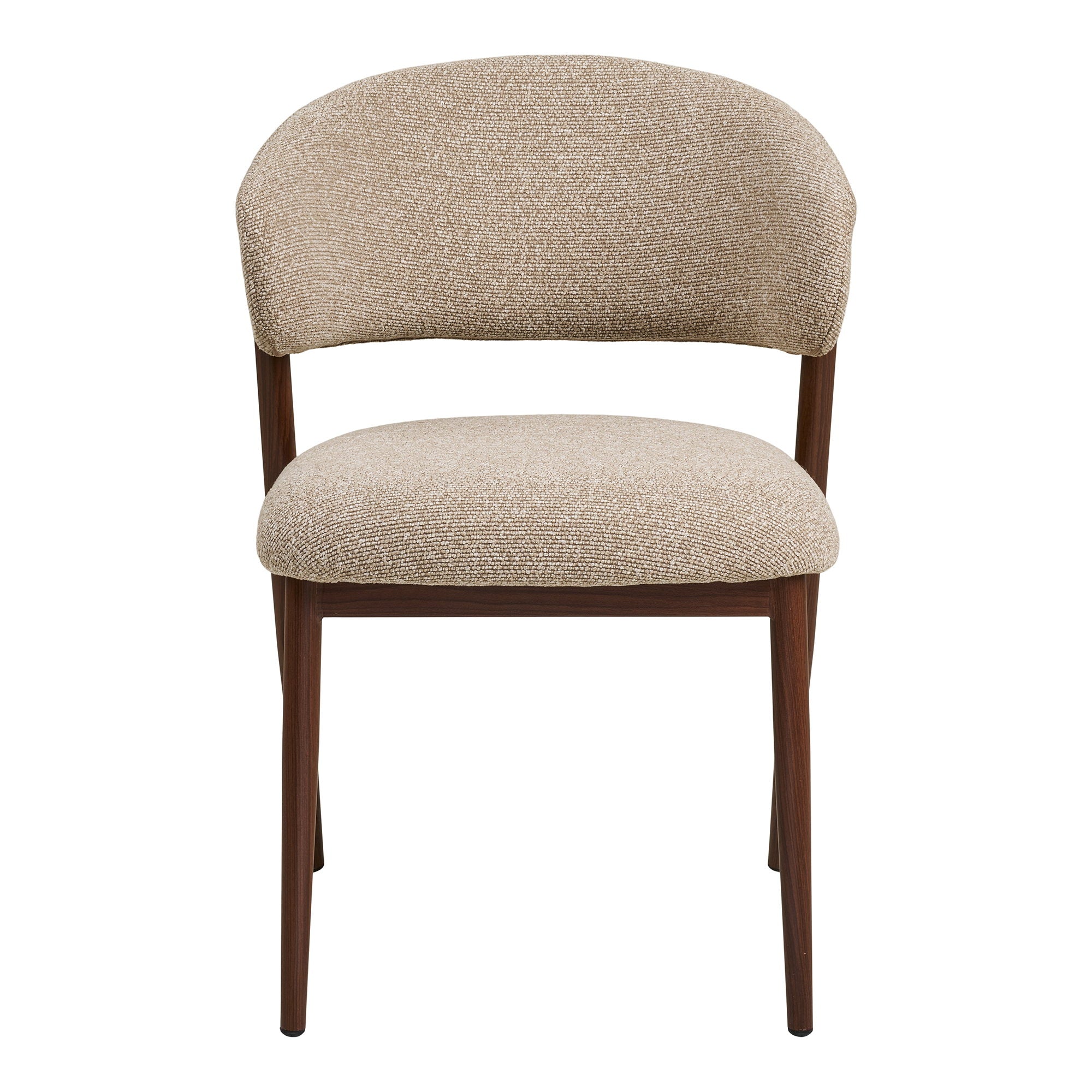 Cavi Dining Chair – Sand / Walnut