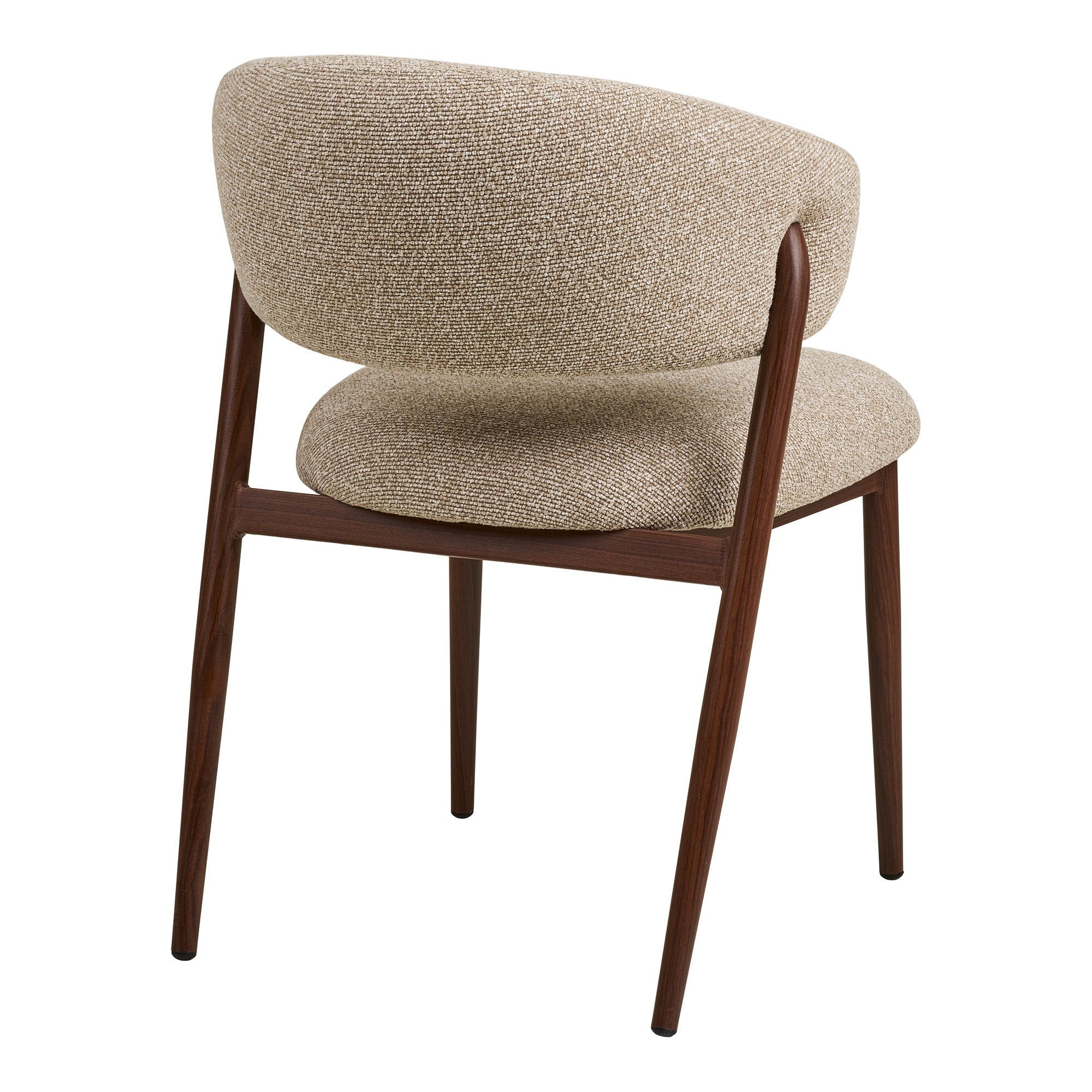 Cavi Dining Chair – Sand / Walnut