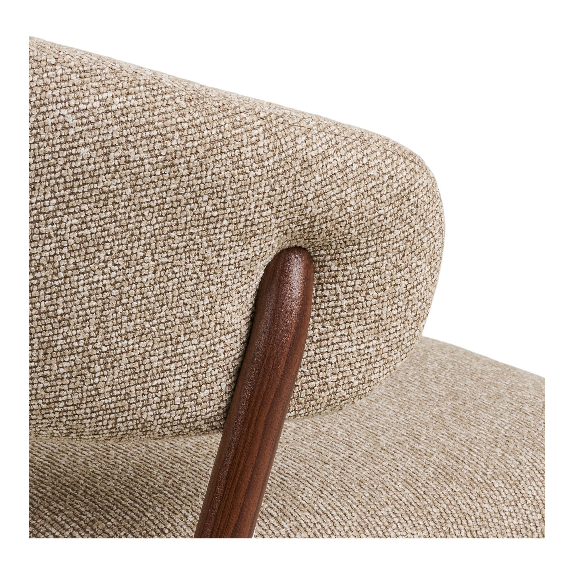Cavi Dining Chair – Sand / Walnut
