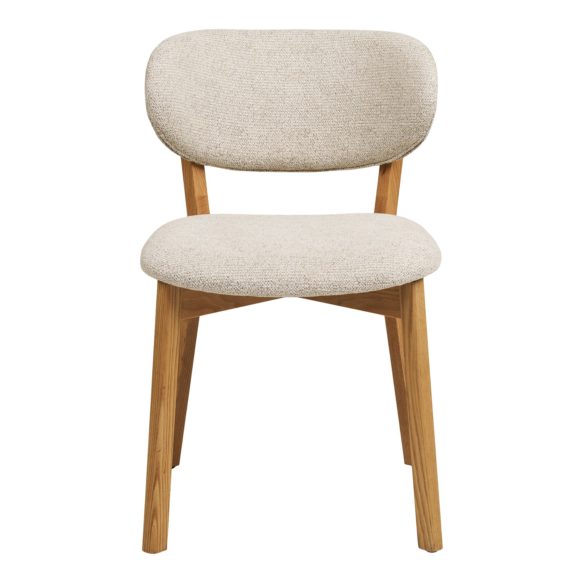 Dunkirk Dining Chair – Oak – Natural / Beige