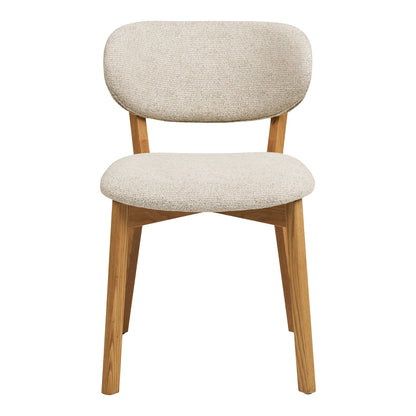 Dunkirk Dining Chair – Oak – Natural / Beige
