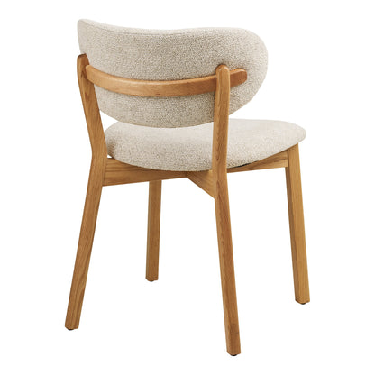 Dunkirk Dining Chair – Oak – Natural / Beige