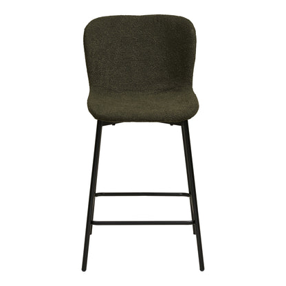Maceda Counter Chair – Dark Green