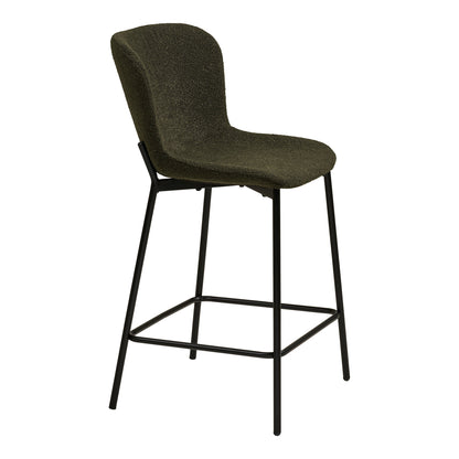 Maceda Counter Chair – Dark Green