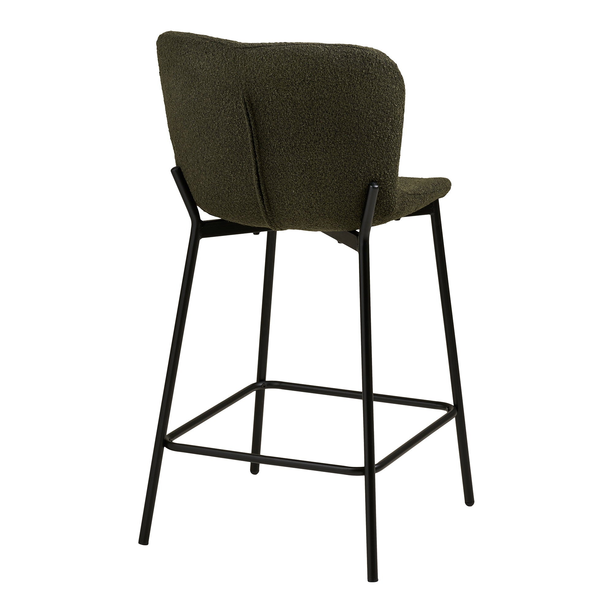 Maceda Counter Chair – Dark Green