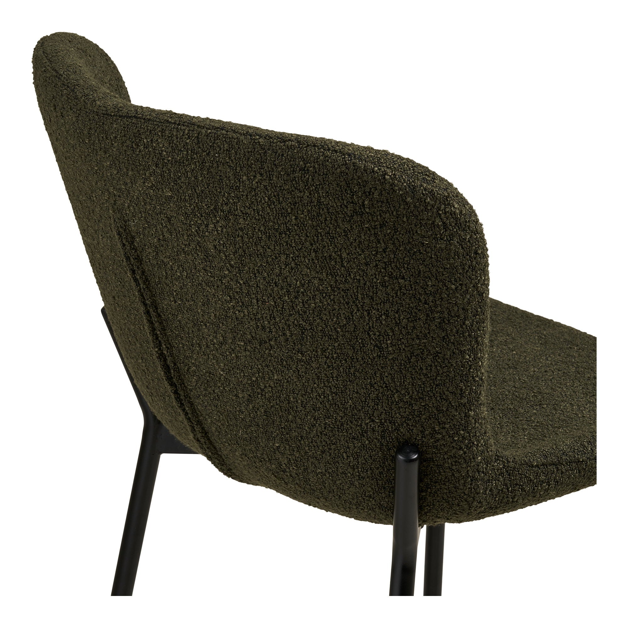 Maceda Counter Chair – Dark Green