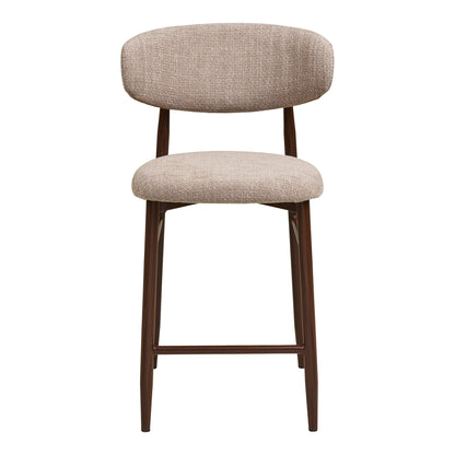 Levanto Counter Chair – Sand / Walnut