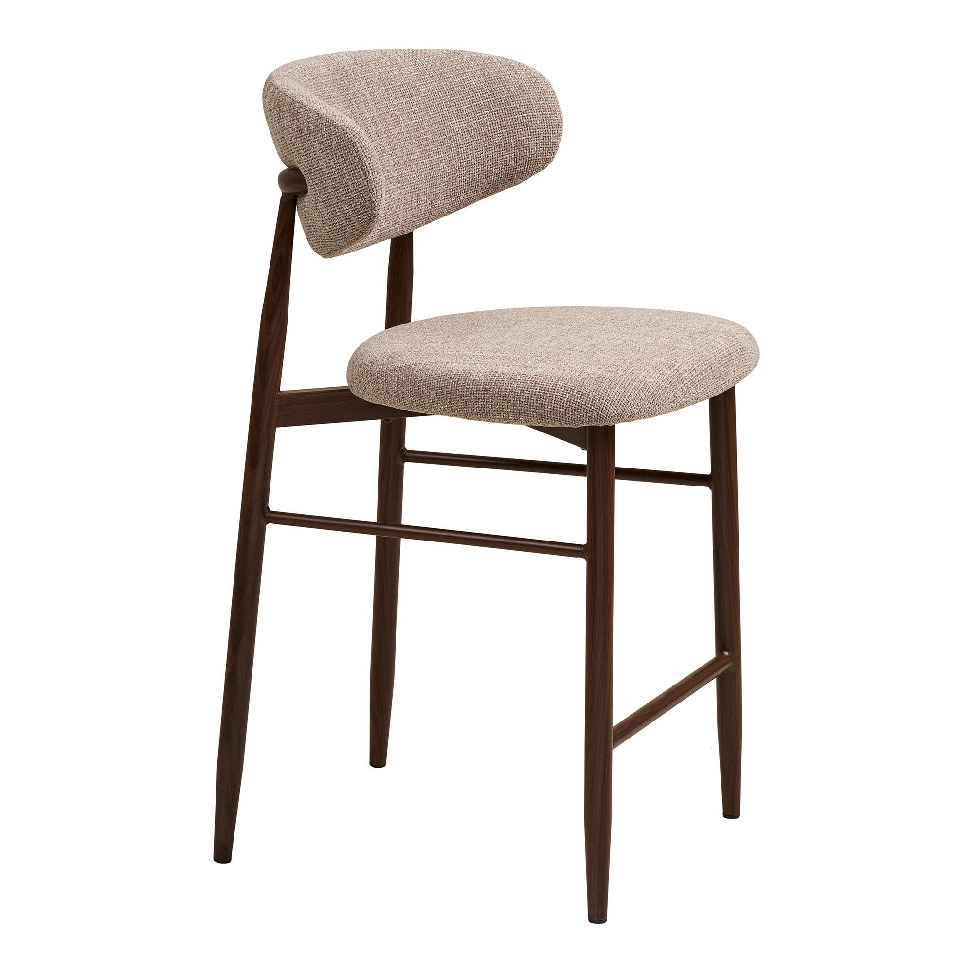 Levanto Counter Chair – Sand / Walnut