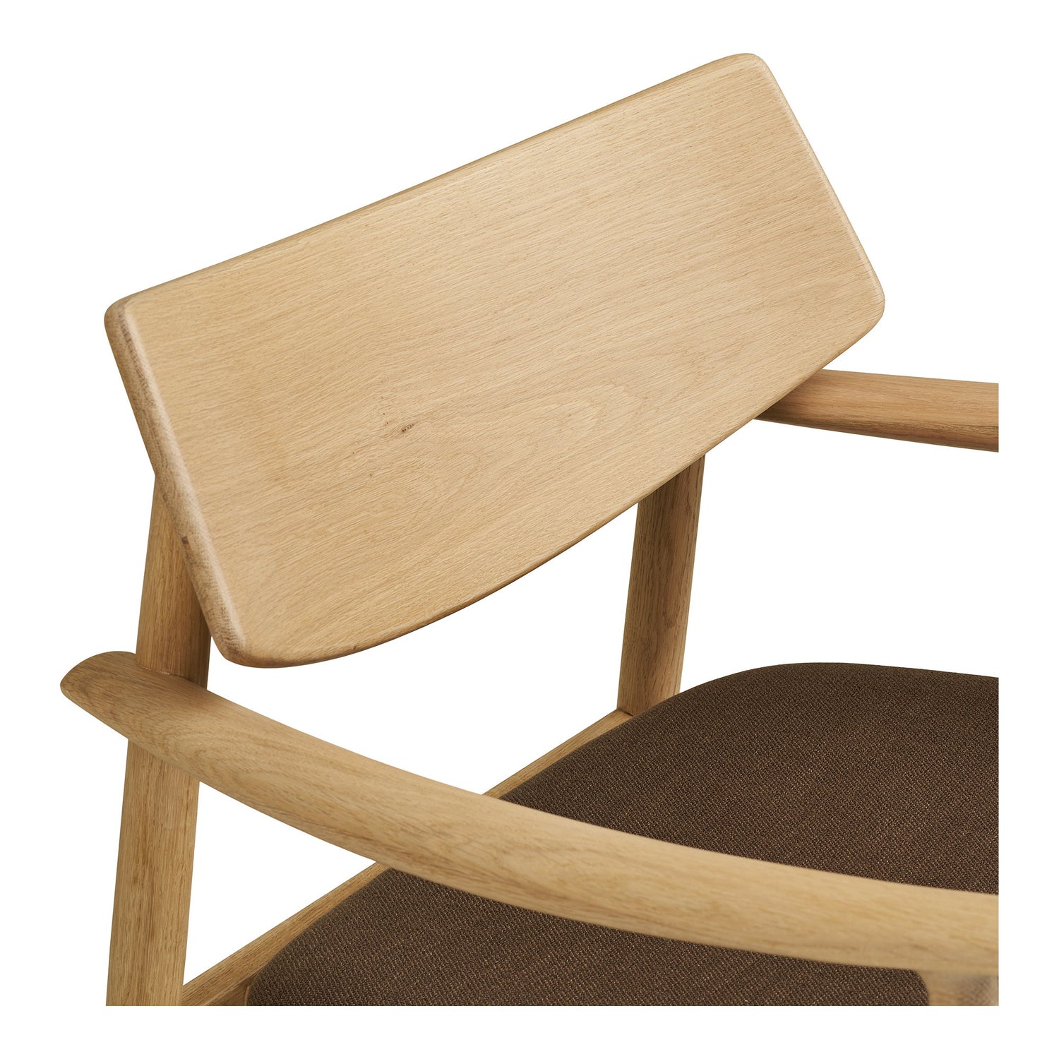 Olvera Lounge chair – Oak – Natural / Brown