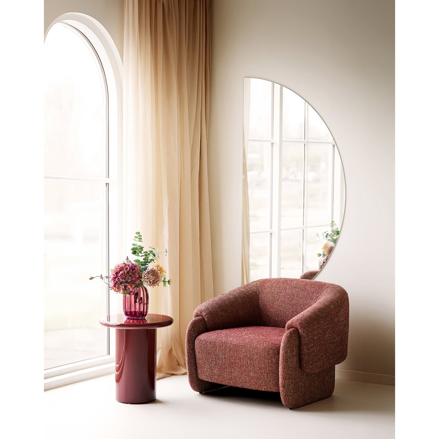 Hamilton Lounge chair – Bordeaux Mix