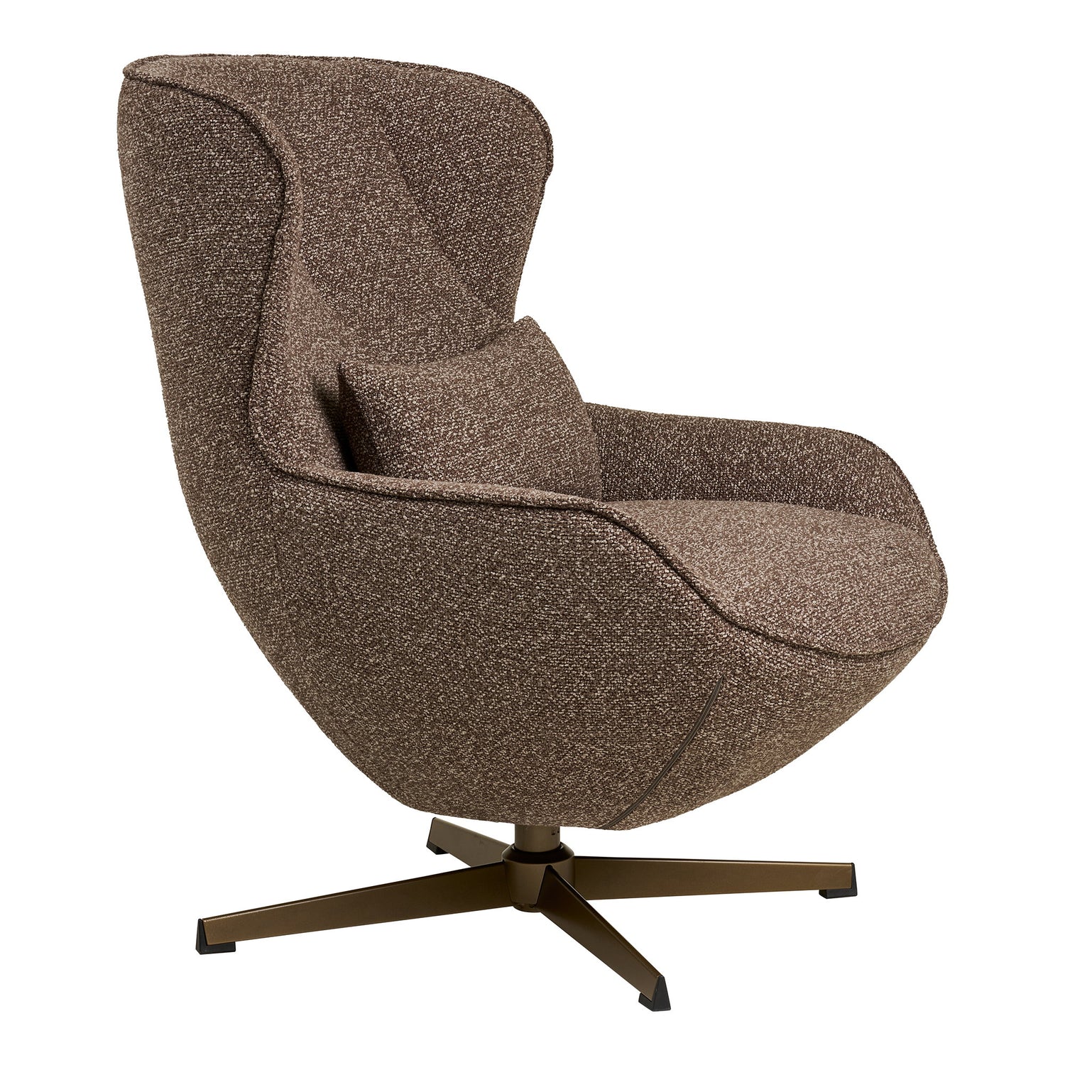 Blenheim Lounge chair with swivel – Brown