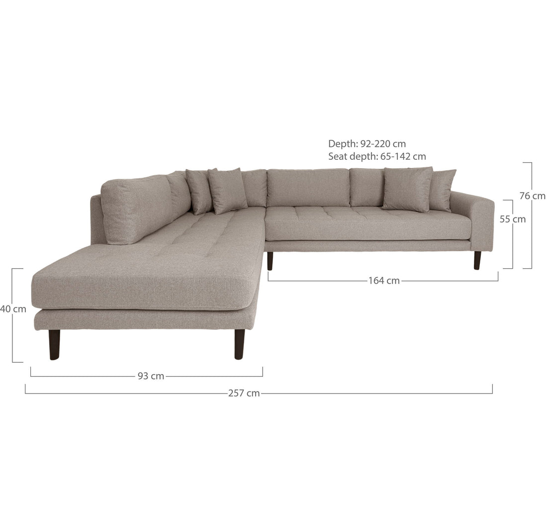 Lido Corner Sofa With Open End