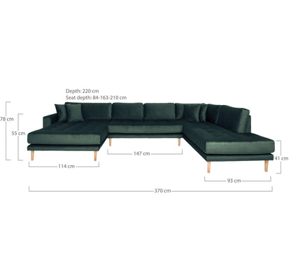 Lido U-Sofa Open End