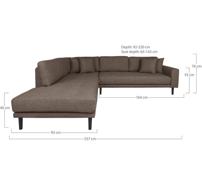 Lido Corner Sofa Open End