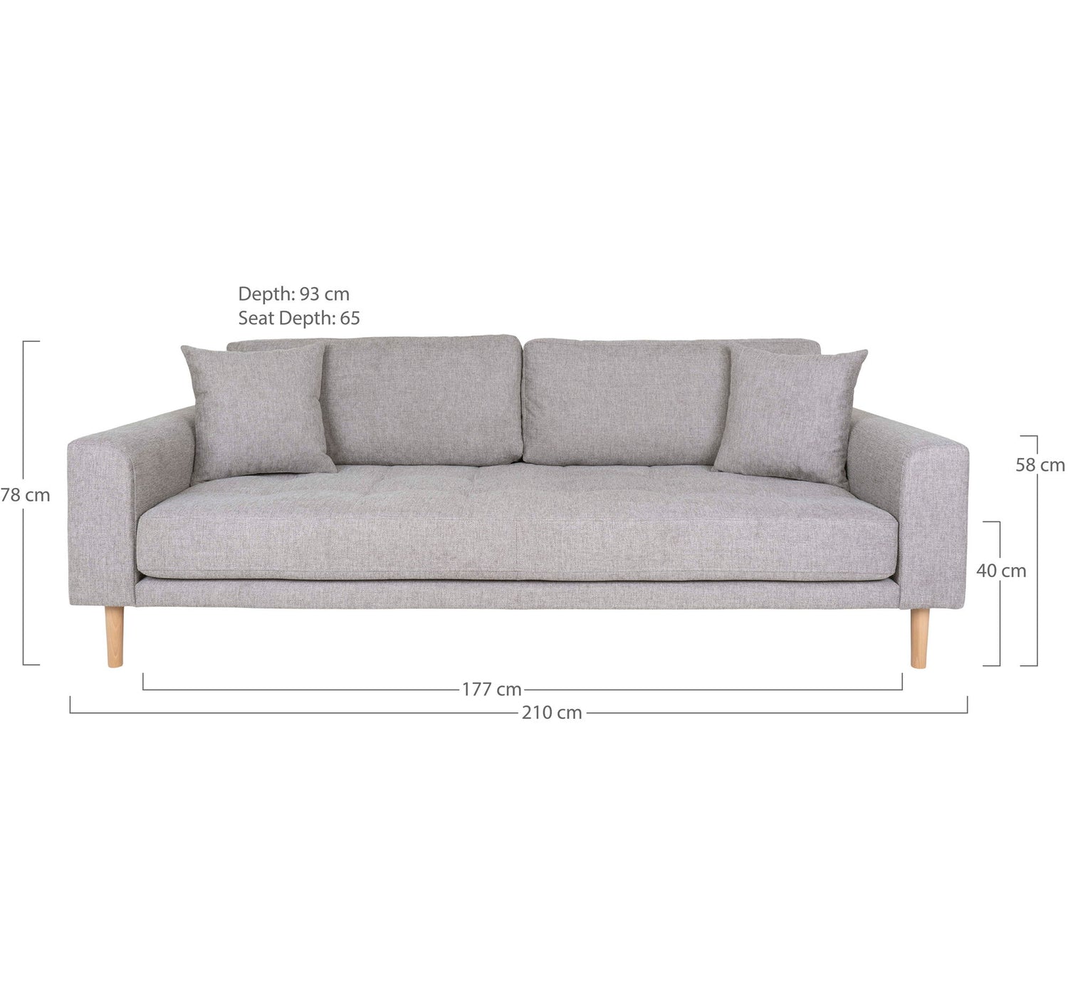 Lido 3 Seater Sofa