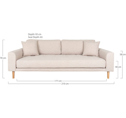 Lido 3 Seater Sofa