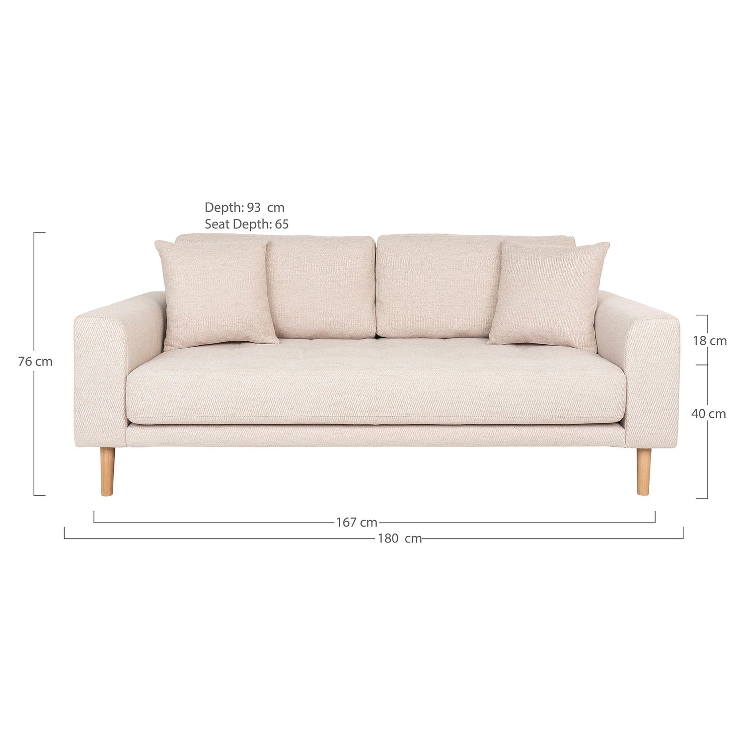 Lido 2.5 Seater Sofa