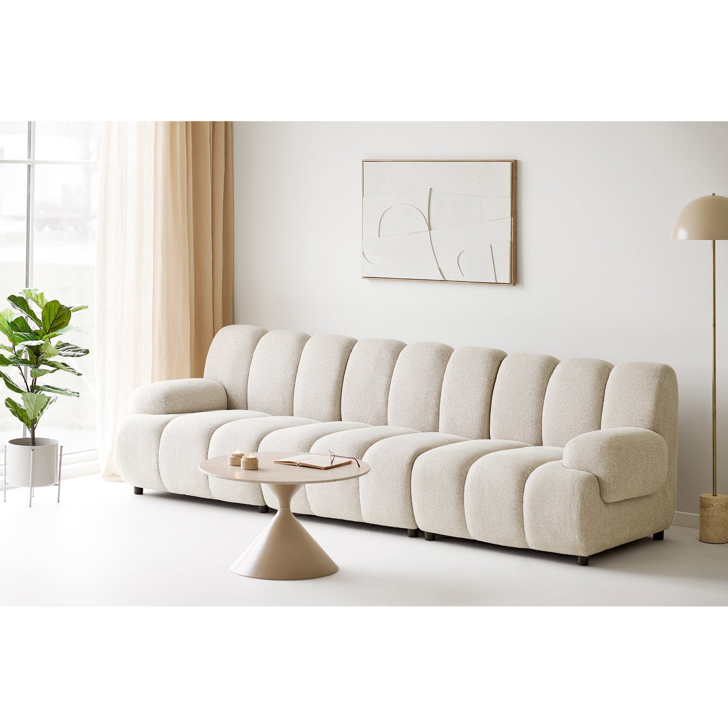 Taza 3,5 person modular sofa – Sand