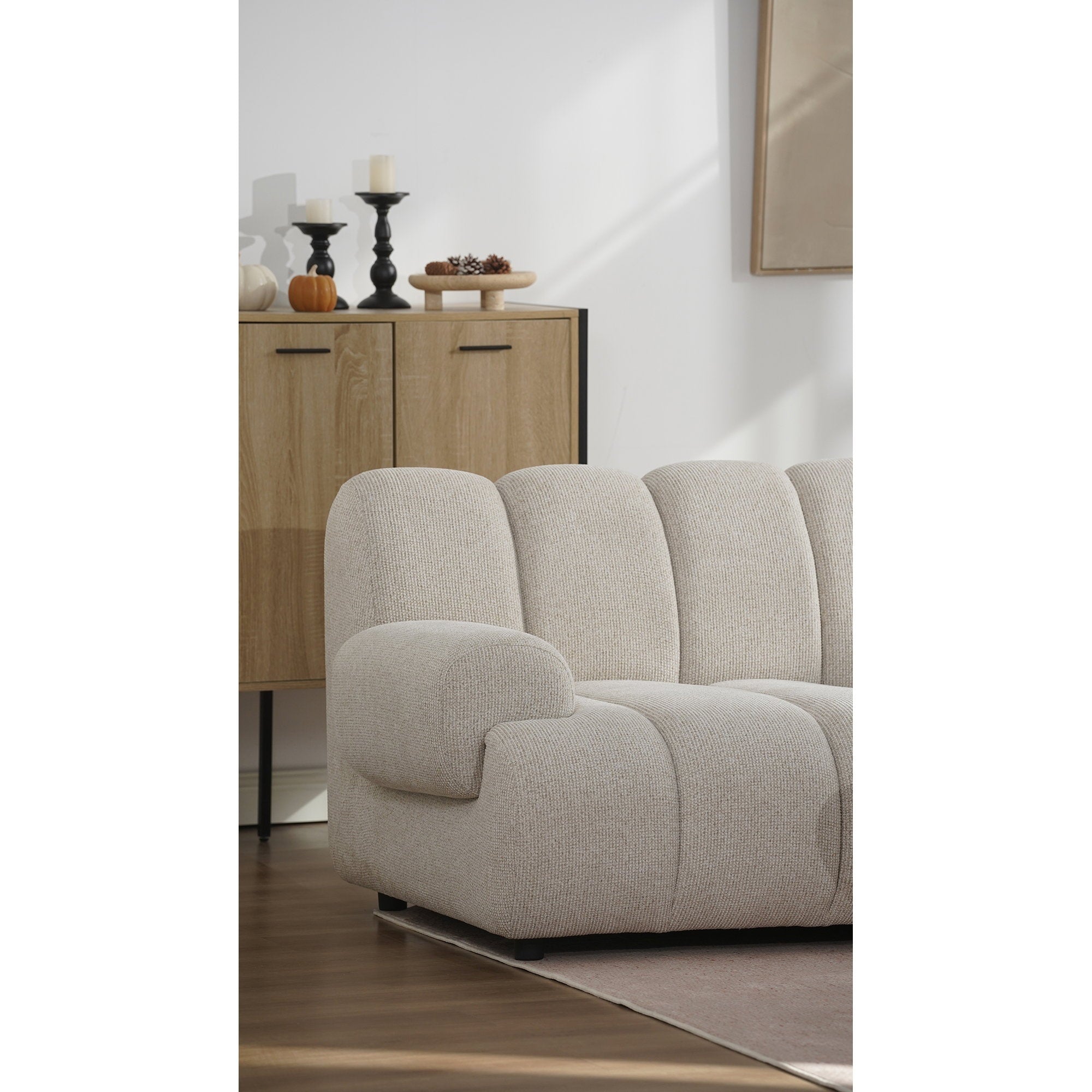 Taza 3,5 person modular sofa – Sand