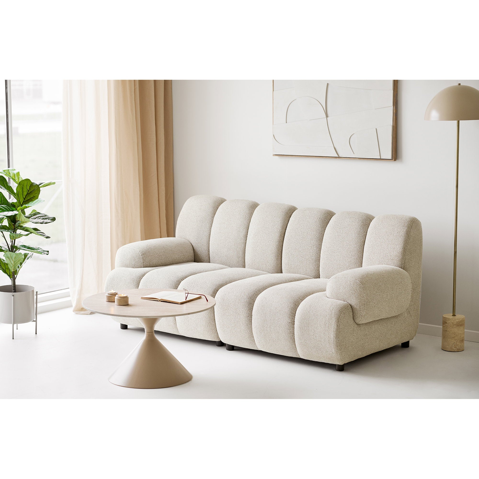 Taza 2,5 person modular sofa – Sand