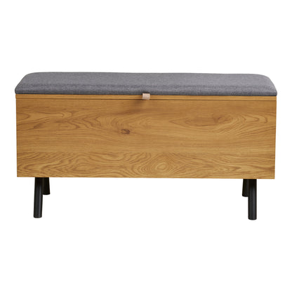 Barco Bench with storage – Natural