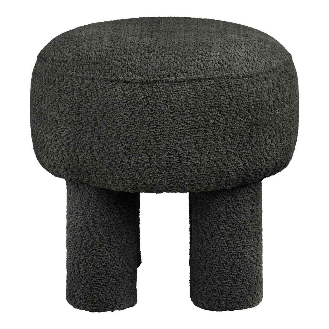 Canberra Pouf – Charcoal