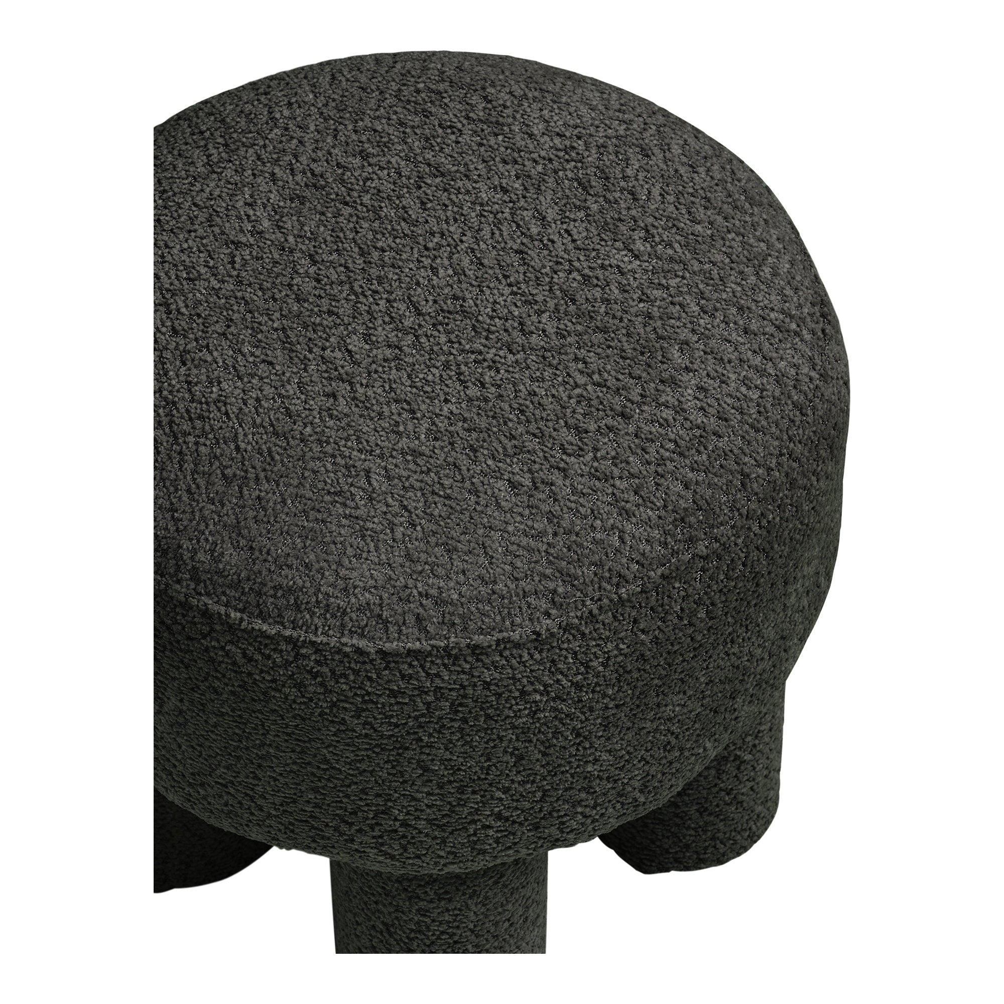 Canberra Pouf – Charcoal