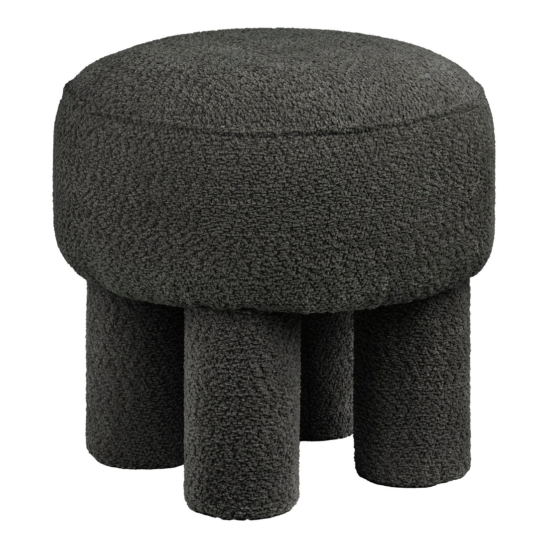 Canberra Pouf – Charcoal