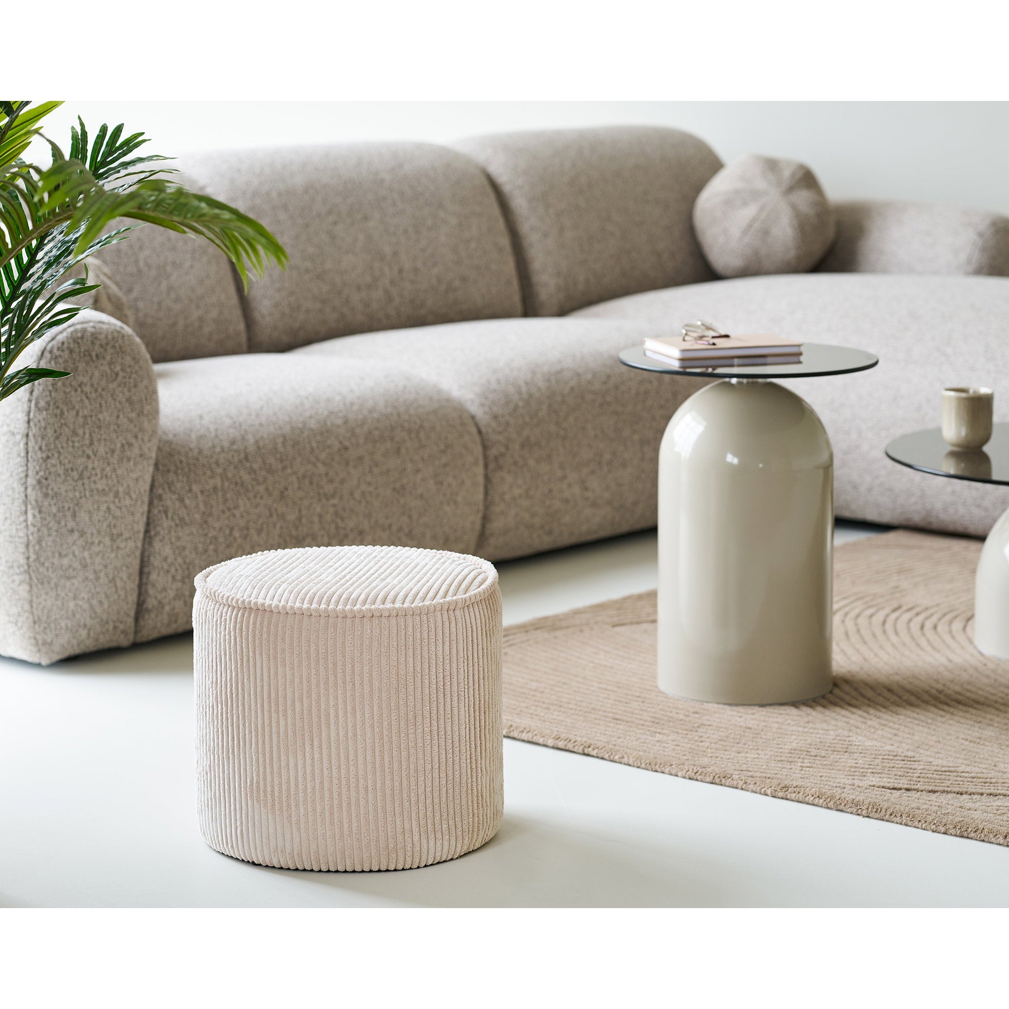 Taupo Pouf – Beige