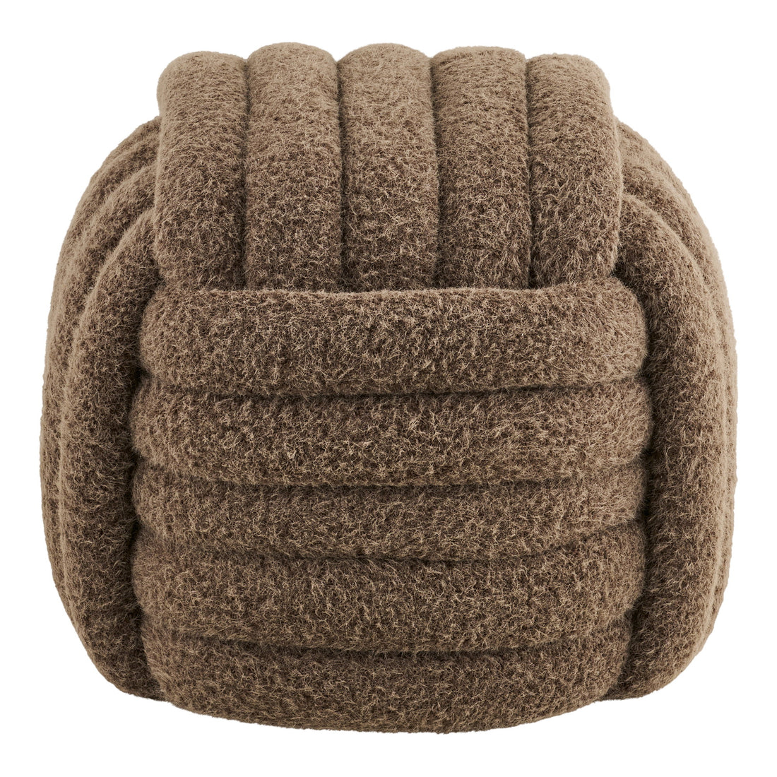 Napier Pouf – Brown