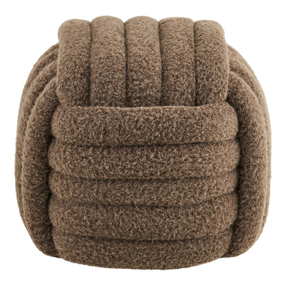 Napier Pouf – Brown