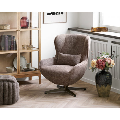 Napier Pouf – Brown