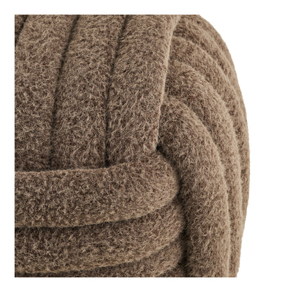 Napier Pouf – Brown