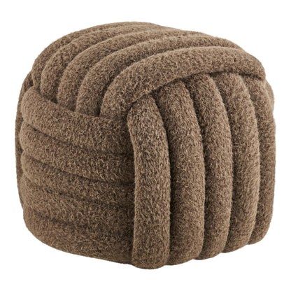 Napier Pouf – Brown