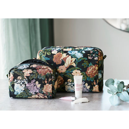 Zoe Toilet Bags – Black mix