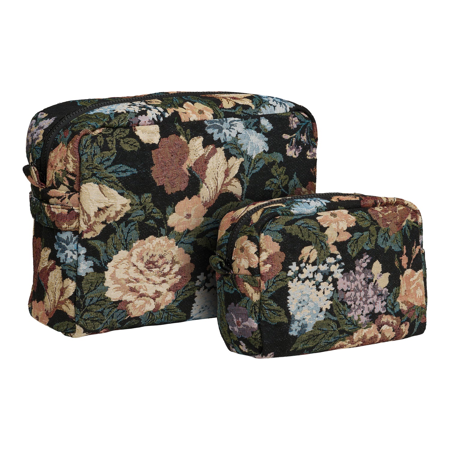 Zoe Toilet Bags – Black mix