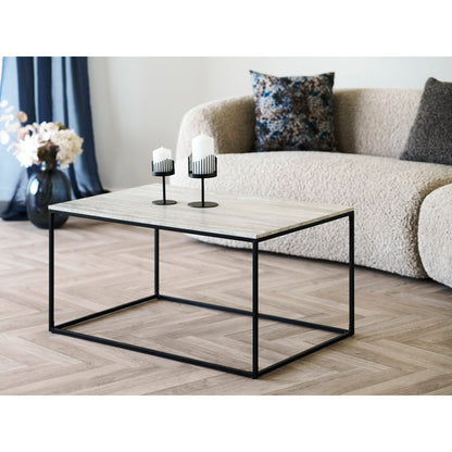 Vita Coffee Table – Black / Beige