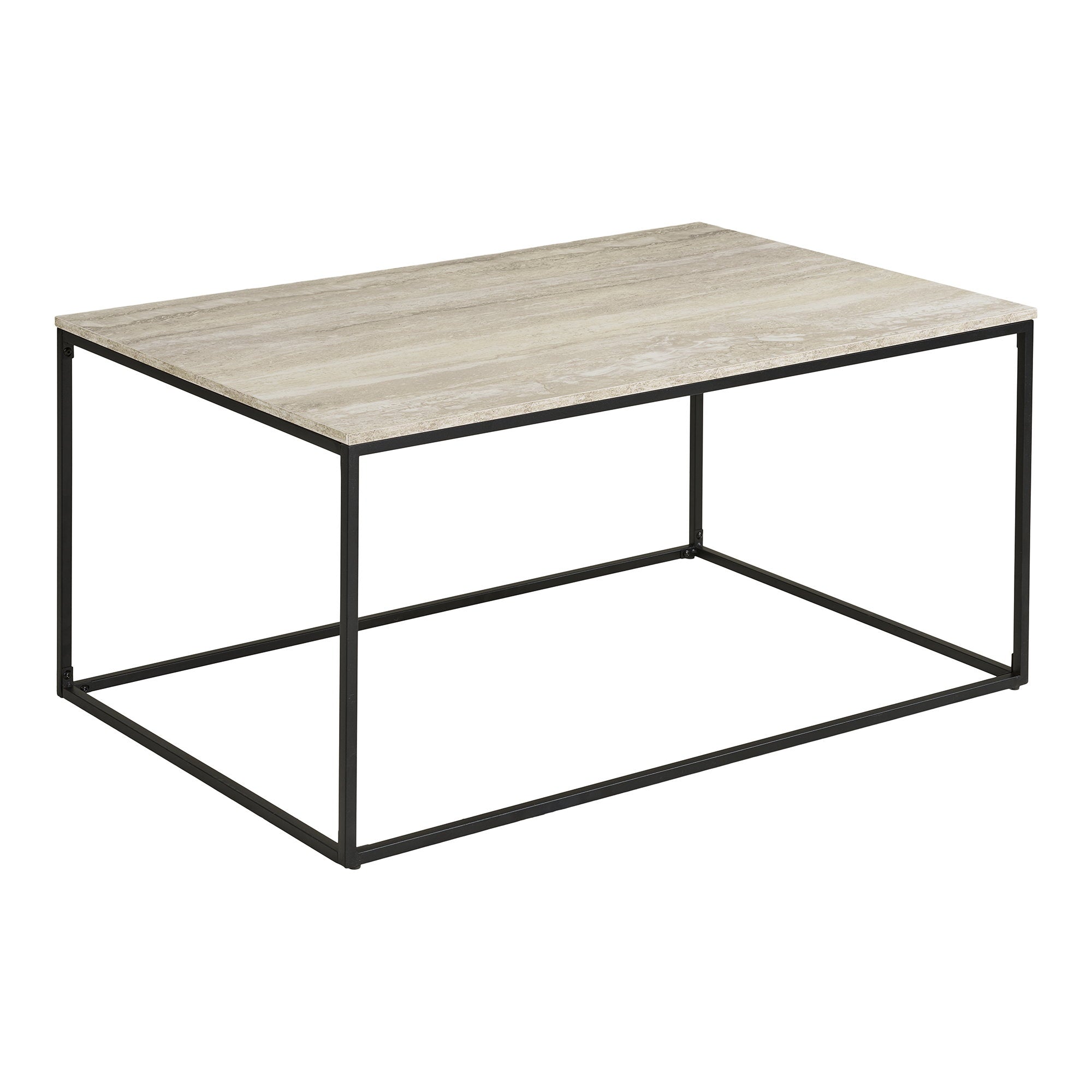 Vita Coffee Table – Black / Beige