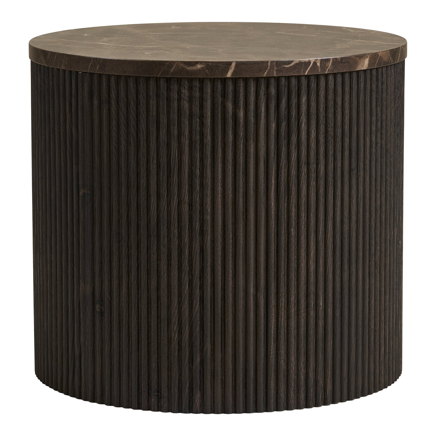Rota Side Table – Dark Brown