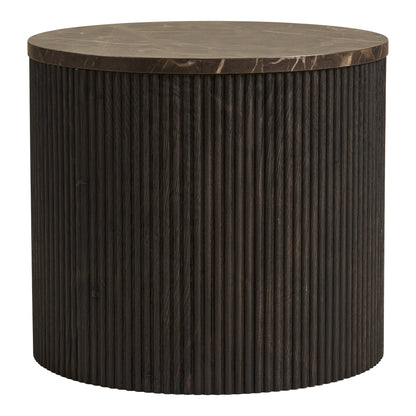Rota Side Table – Dark Brown