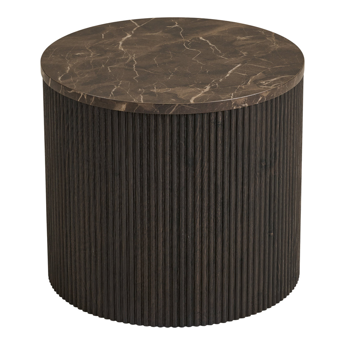 Rota Side Table – Dark Brown
