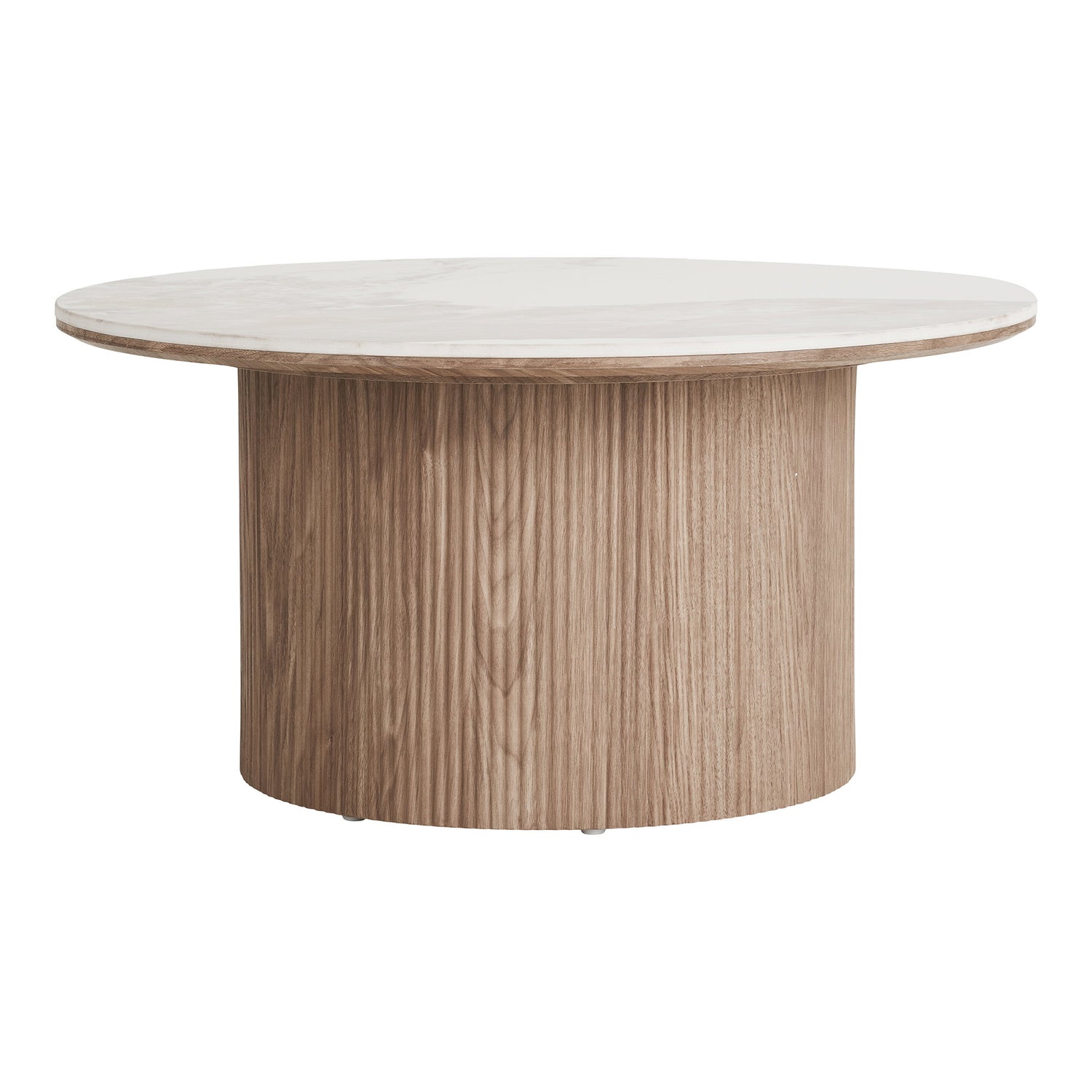 Athens Coffee Table – White / Brown