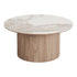 Athens Coffee Table – White / Brown