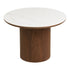 Noli Coffee Table – White / Dark brown