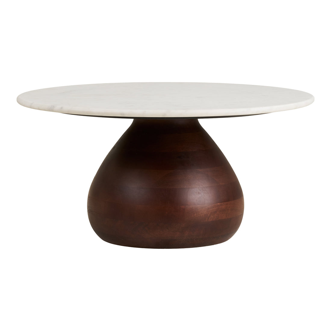 Heide Coffee Table – White / Dark brown