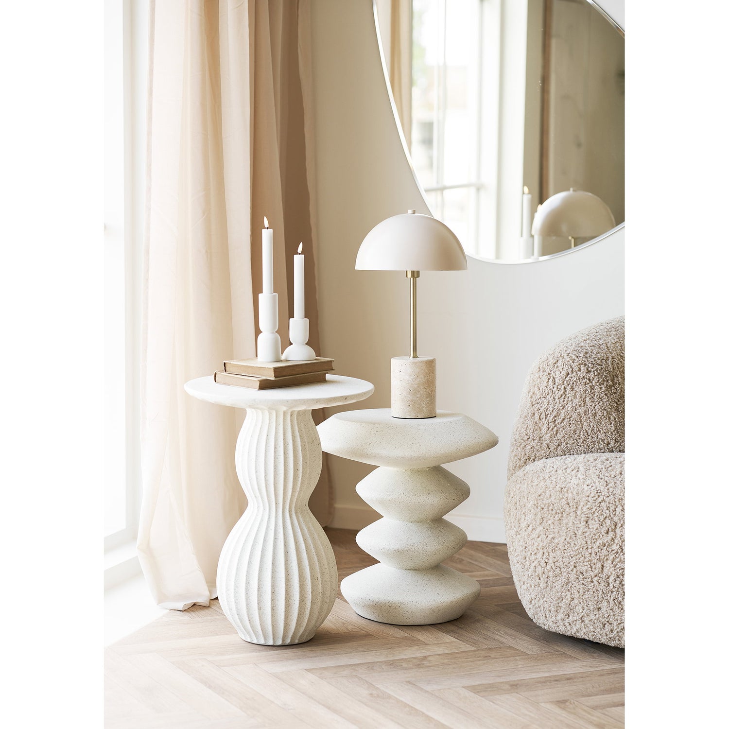 Blackburn Side Table – White
