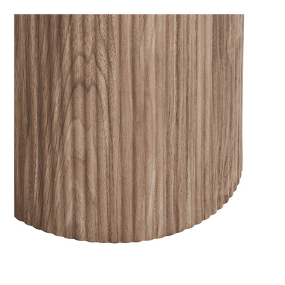 Athens Side Table – White / Brown