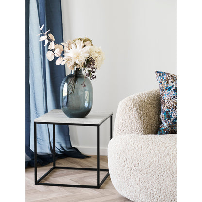 Vita Side Table – Black / Beige