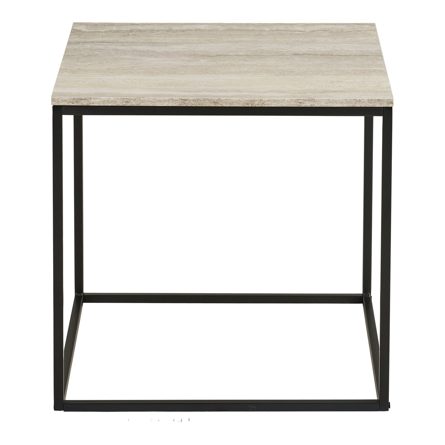 Vita Side Table – Black / Beige