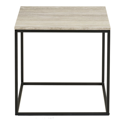 Vita Side Table – Black / Beige